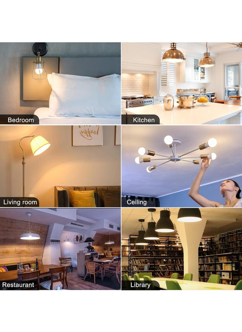 Generic - 10-Piece E27 LED Bulb Warm White 3000K, Non-Dimmable - Image 1