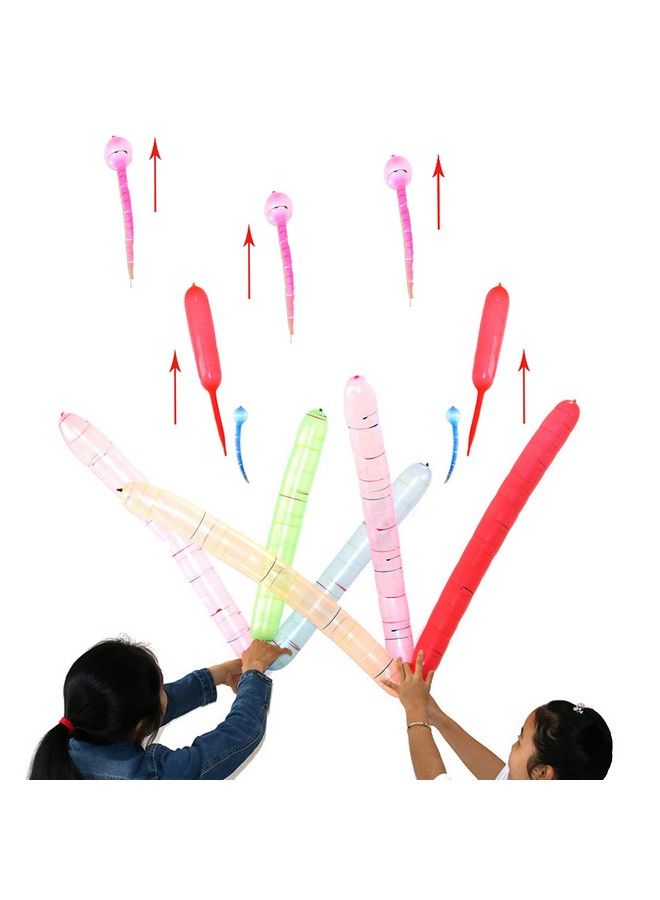 Carykon 200Pcs Rocket Balloons Holiday Party Decoration Screaming Balloons Flying Whistle Balloons With Pump Rocket Balloon - Image 4
