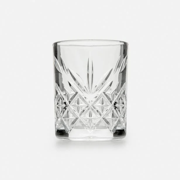 Paşabahçe 52780 Timeless Vblok Coffee Side and Shot Glass 4-Piece 62 cc