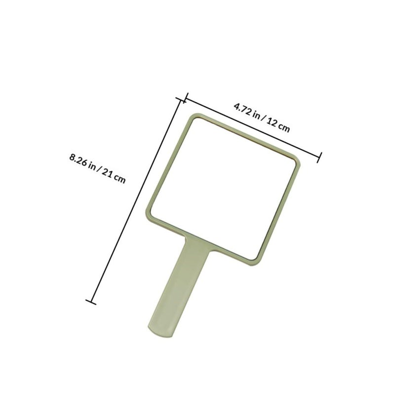 Unomor 3 Piece Portable Handheld Makeup Mirrors Set with Handle for Travel - Image 3