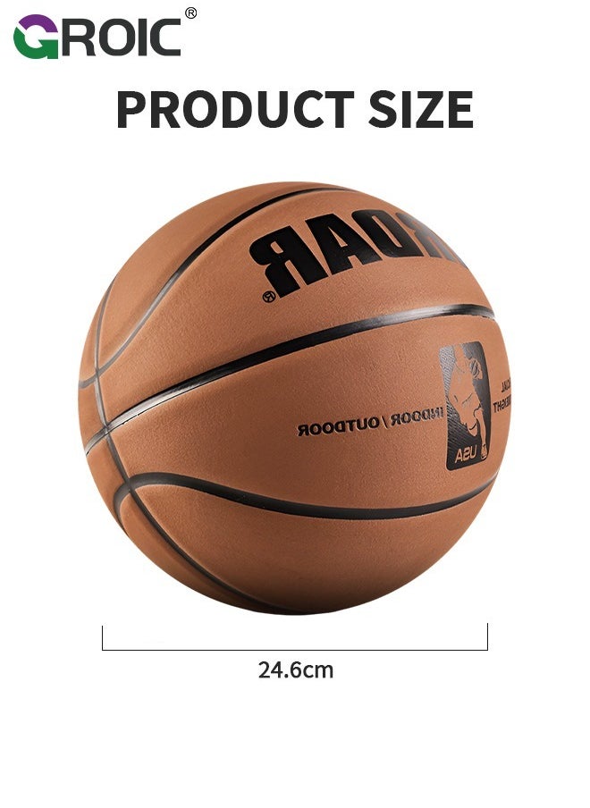 Basketball  Standard Offical Indoor Outdoor Basketball Leather Game Basketball Game Training Universal Basketball Outdoor Sports Goods - pzsku/Z8C3C5878C19638DEF87EZ/45/_/1698376781/3f603322-12fa-4473-8b74-584987e3486d