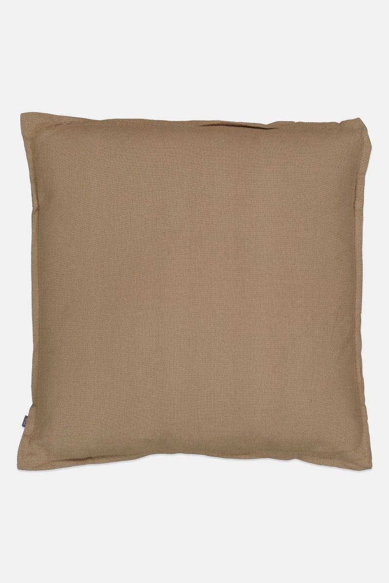 Muy Mucho Organic Cotton Removable Cover Cushion, Brown - Image 1