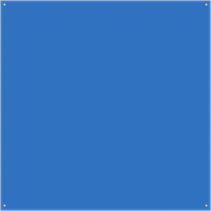 Wind Tour Portable Multifunctional Outdoor Camping Tarp Groundsheet Footprint Lightweight Floor and Ground Tarps for Camping Hiking with Carry Bag (Blue-86.6" x 86.6") - Image 1