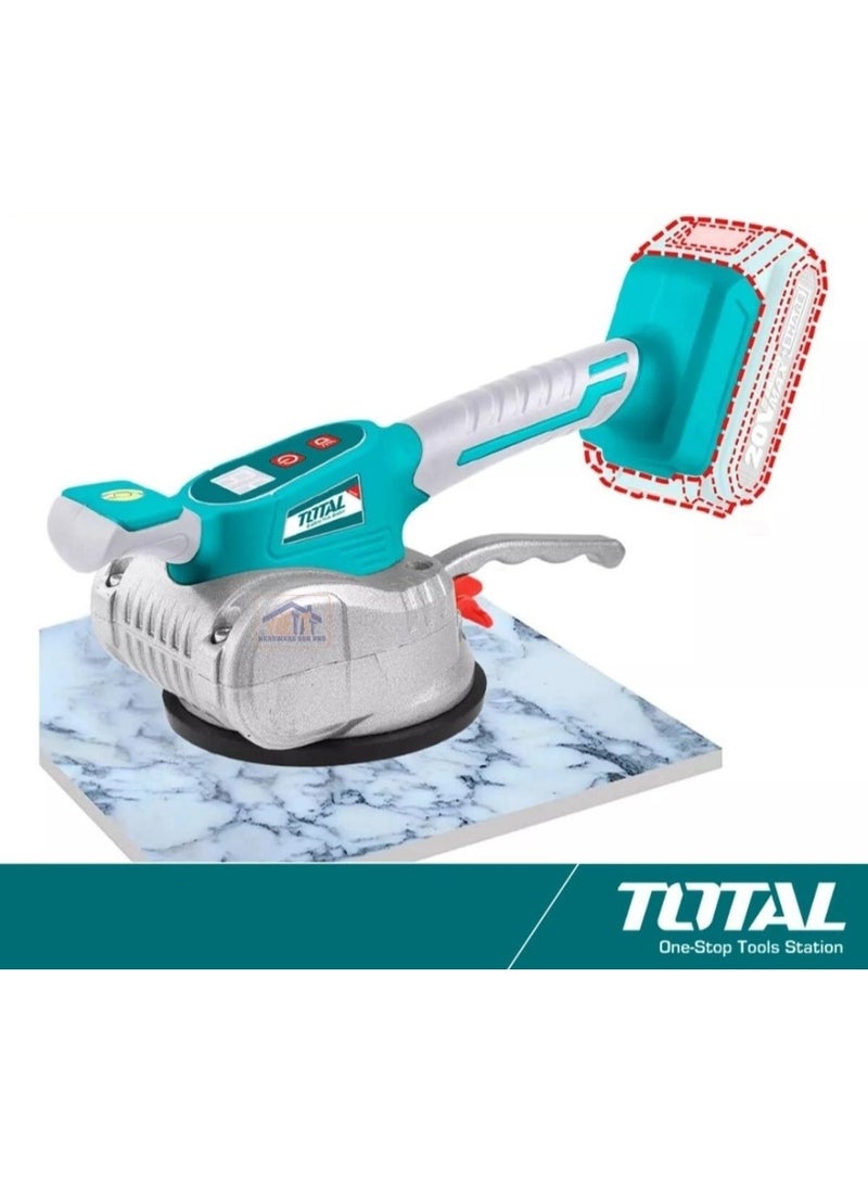 توتال جهاز اهتزاز البلاط اللاسلكي TOTAL P20S - بطارية ليثيوم أيون 20 فولت | أداة بلاط احترافية مع حقيبة أدوات - Image 1