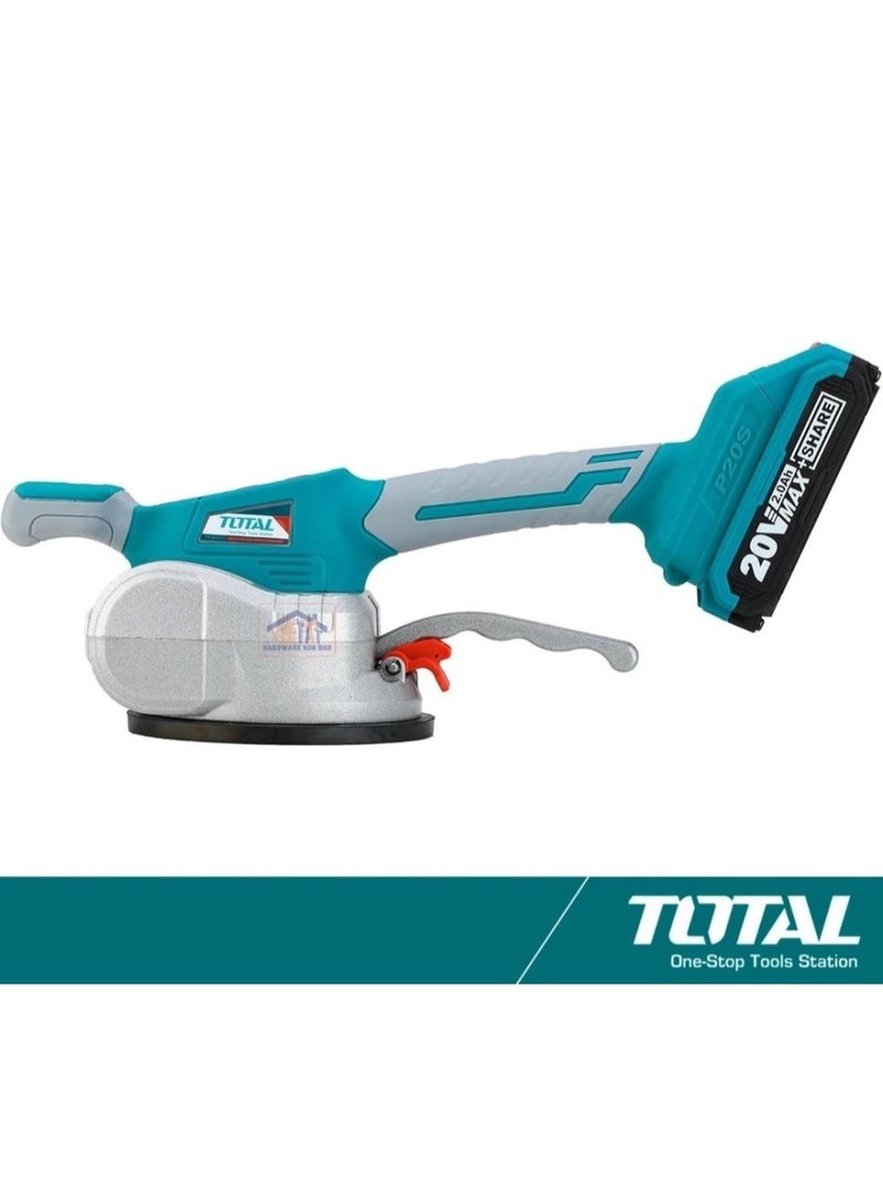 توتال جهاز اهتزاز البلاط اللاسلكي TOTAL P20S - بطارية ليثيوم أيون 20 فولت | أداة بلاط احترافية مع حقيبة أدوات - Image 2