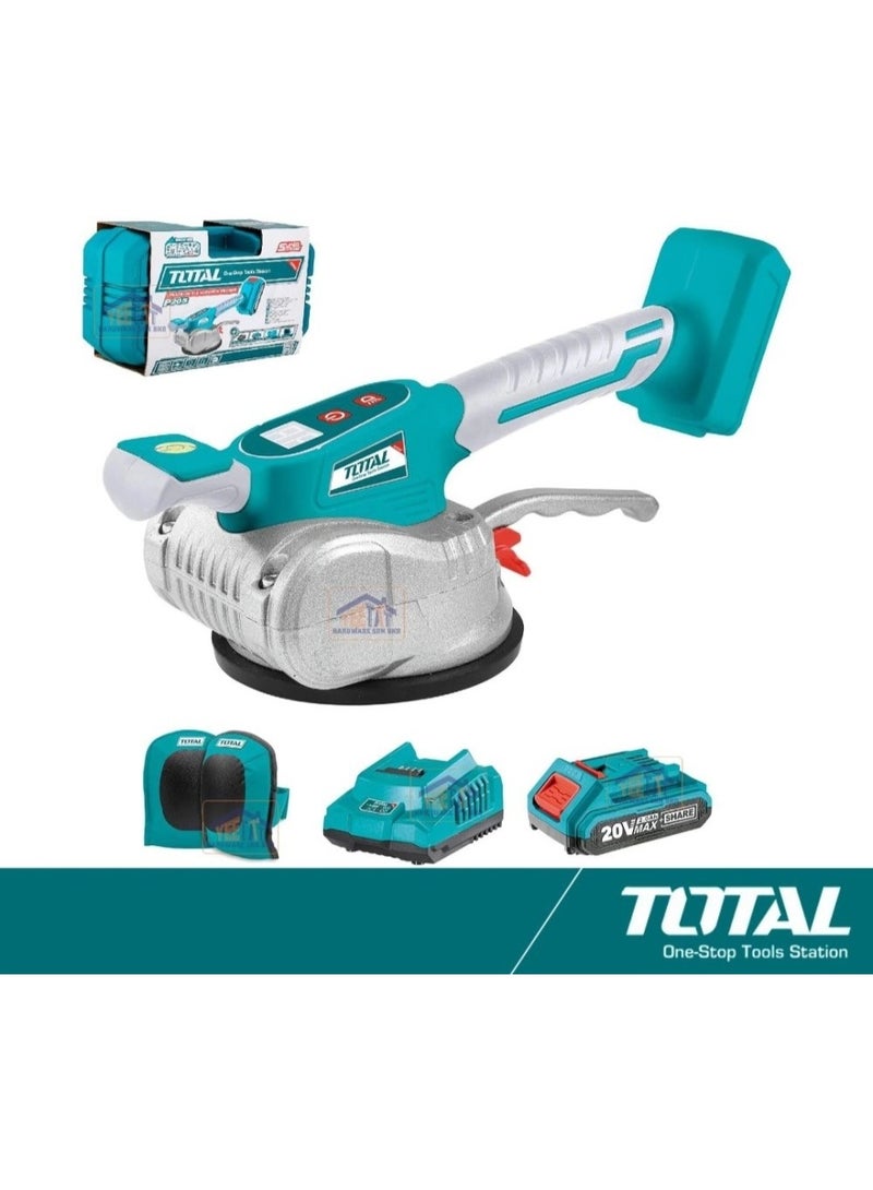 توتال جهاز اهتزاز البلاط اللاسلكي TOTAL P20S - بطارية ليثيوم أيون 20 فولت | أداة بلاط احترافية مع حقيبة أدوات - Image 4