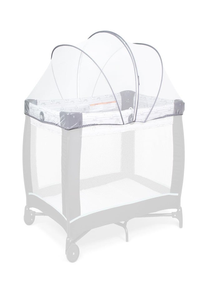 Beberoad Love Mosquito Net for Playard Universal Tent for Pack N Play Breathable and Durable Mosquito Net to Keep Cats Out (White) - Image 1