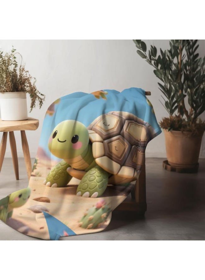 عام بطانية رقيقة من الفانيلا الكرتونية للأطفال والرضع (دافئة ومريحة، ومناسبة للنوم والألعاب) 70 سم * 100 سم - Image 5