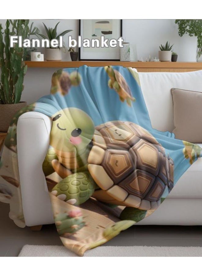 عام بطانية رقيقة من الفانيلا الكرتونية للأطفال والرضع (دافئة ومريحة، ومناسبة للنوم والألعاب) 70 سم * 100 سم - Image 4