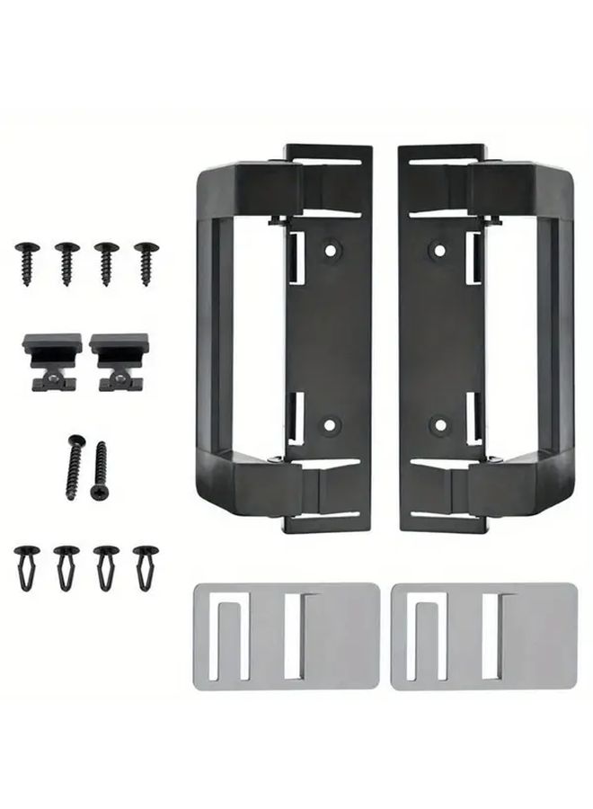 2 Pcs Black Refrigerator Door Handle Bracket Set Compatible With 3316882900 Series - Image 4