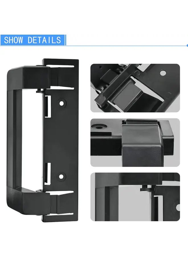 2 Pcs Black Refrigerator Door Handle Bracket Set Compatible With 3316882900 Series - Image 3