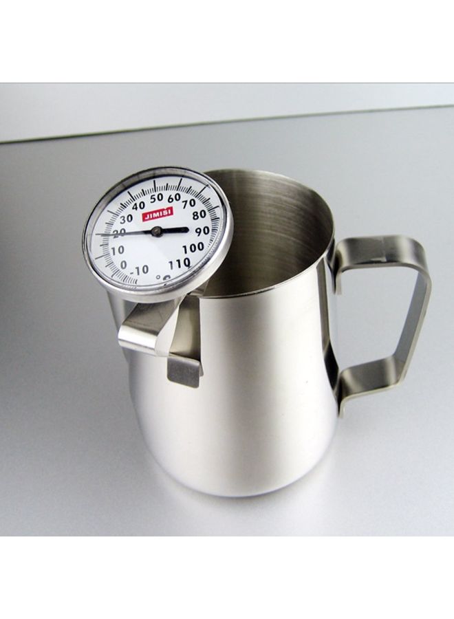 إسكدنيا مقياس حرارة لصنع رغوة الإسبريسو . فضي - Image 2