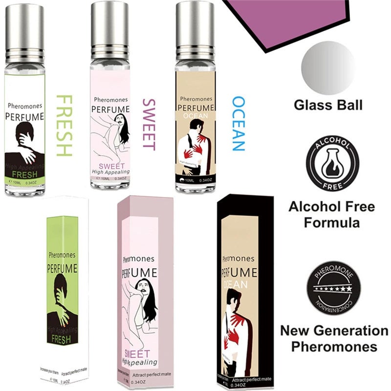 klarako Long-Lasting Light Fragrance Pheromone Perfume for Women ,Eau de Parfum Roll On Perfume Party Perfume 10ml, 0.33 Oz, fits in the purse or pocket (C) - Image 5