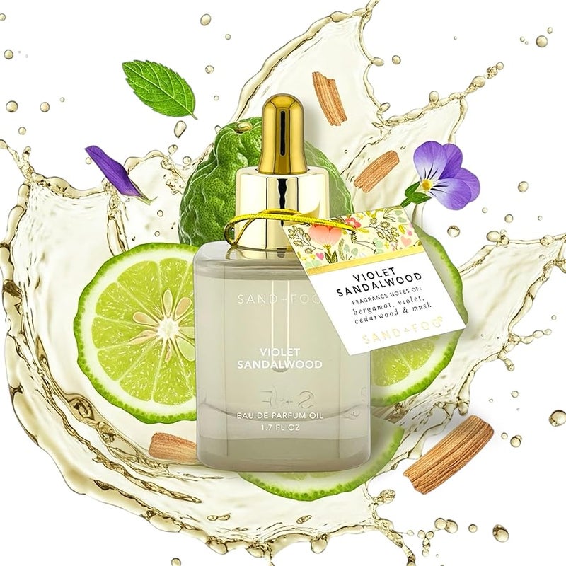 Sand + Fog Violet Sandalwood Eau de Parfum Oil 1.7oz - Image 2
