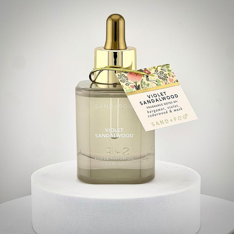 Sand + Fog Violet Sandalwood Eau de Parfum Oil 1.7oz - Image 4