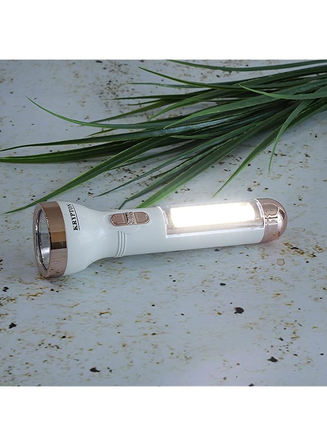 KRYPTON KNFL5126 Rechargeable Flash Light WHITE - Image 4
