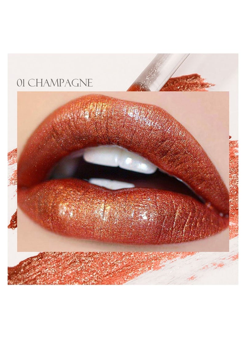 DEROL Liquid Lipsticks Diamond High Shine Makeup For Women Velvet Long Lasting Waterproof Highly Pigmented Colour Quick-Drying, Smudge-Proof, Nourishes, Conditions,Ultra Soft Moisturizer  - Image 2