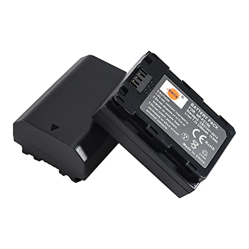 DSTE 2-Pack NP-FZ100 + Dual LCD Battery Charger Compatible with Sony A7IV, A7 III, A1, A7C, A7R III, A7R IV, A9, A9 II, A6600, A6700, Alpha 9S, A7R3 A7S III, ZV-E1, FX3, FX30 Camera - Image 4