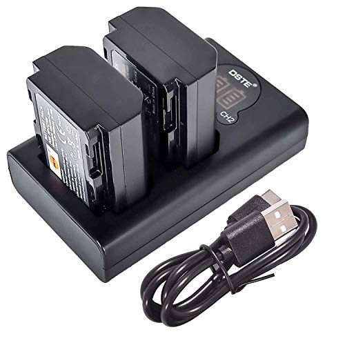 DSTE 2-Pack NP-FZ100 + Dual LCD Battery Charger Compatible with Sony A7IV, A7 III, A1, A7C, A7R III, A7R IV, A9, A9 II, A6600, A6700, Alpha 9S, A7R3 A7S III, ZV-E1, FX3, FX30 Camera - Image 1