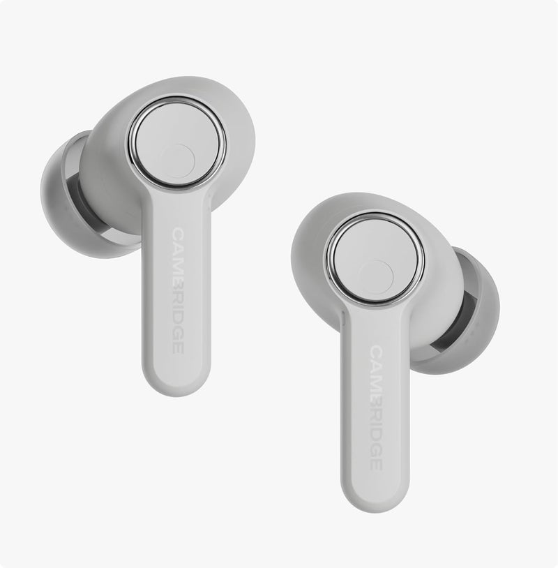 Cambridge Audio Melomania A100 True Wireless Earbuds, Adaptive Anc, Bluetooth aptX Lossless, White - Image 2
