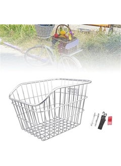 Generic Rear Bike Basket Bicycle Basket Fashion Storage Practical Bicycle Cargo Rack, Biking Rack Basket for Hiking Mountain Bikes  - Image 5