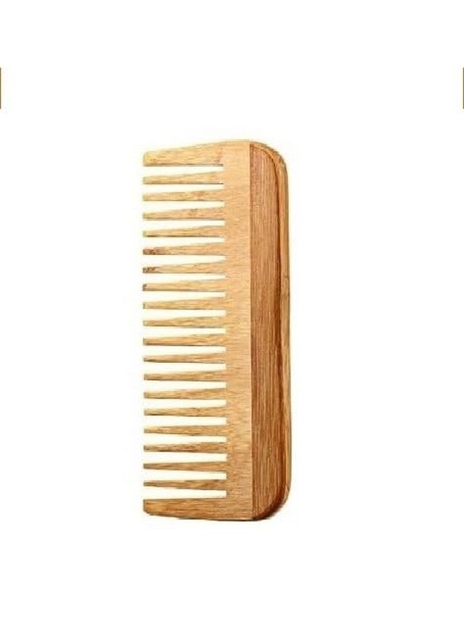 INSIME Wooden Beard comb for men | Neem wooden Beard pocket comb for men | Small comb pocket size mini comb beard styler (Detangler comb) - Image 1