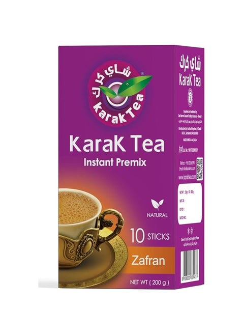 KARAK TEA WITH SAFFRON (ZAFRAN)200gm 10 sachets