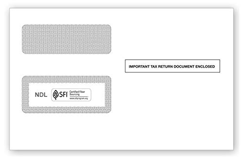 NextDayLabels Self Seal Envelopes for 1099 Tax Forms Pack od 100