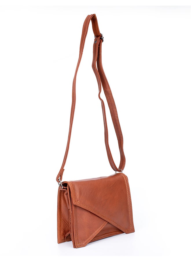 Sheer Fashionable Leather Crossbody Bag  - Image 1