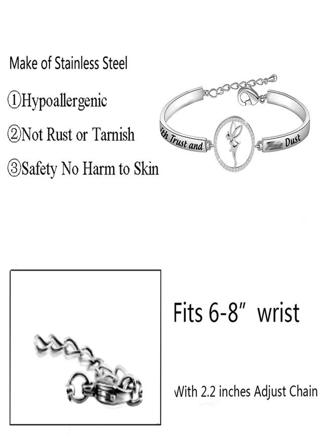 BNQL Faith Trust Bracelet Fairy Tale Jewelry Bracelet Birthday Gifts for Her (braceletS) - Image 2
