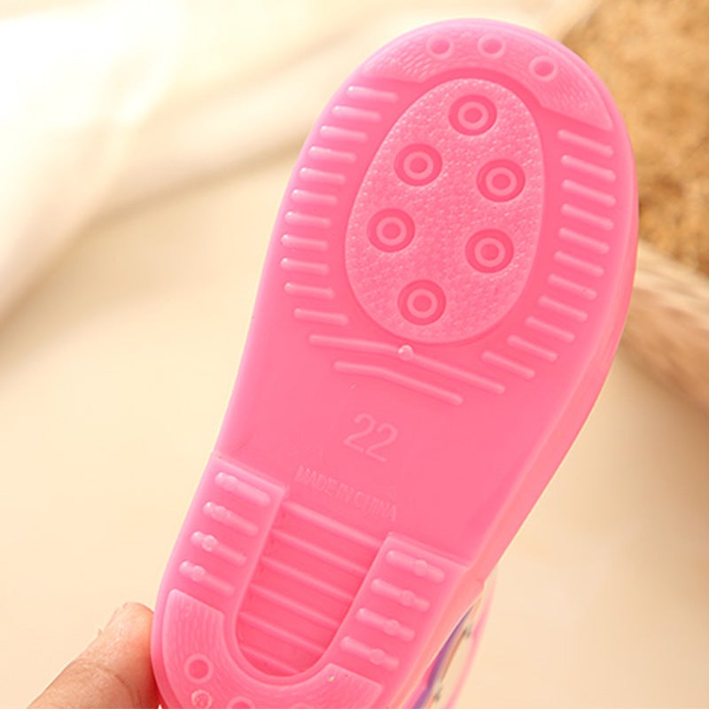 Cartoon Children'S Rain Boots Boys And Girls Baby Rain Boots Non-Slip Princess Cute Kindergarten Water Shoes Cover Children Rubber Shoes - Image 4