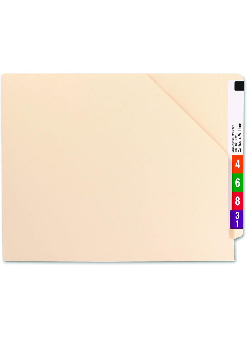 Smead Smead End Tab File Jacket ShelfMaster Reinforced StraightCut Tab  - Image 1