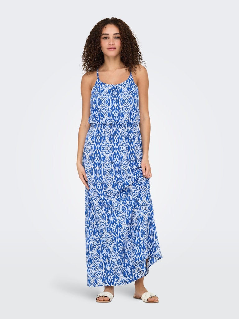 ONLY ONLWINNER LIFE S/L MAXI DRESS NOOS WVN - Image 1