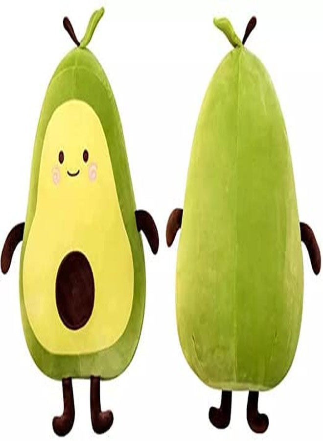 Fun4you Avocado Plush Soft Toy - Cute Stuffed Avocado Pillow, Hugging Plush Doll for Kids & Adults, Super Soft Cushion, Birthday Gift, Room Decor, Cartoon Plushie (Green, 40 cm) Multi Color - Image 5