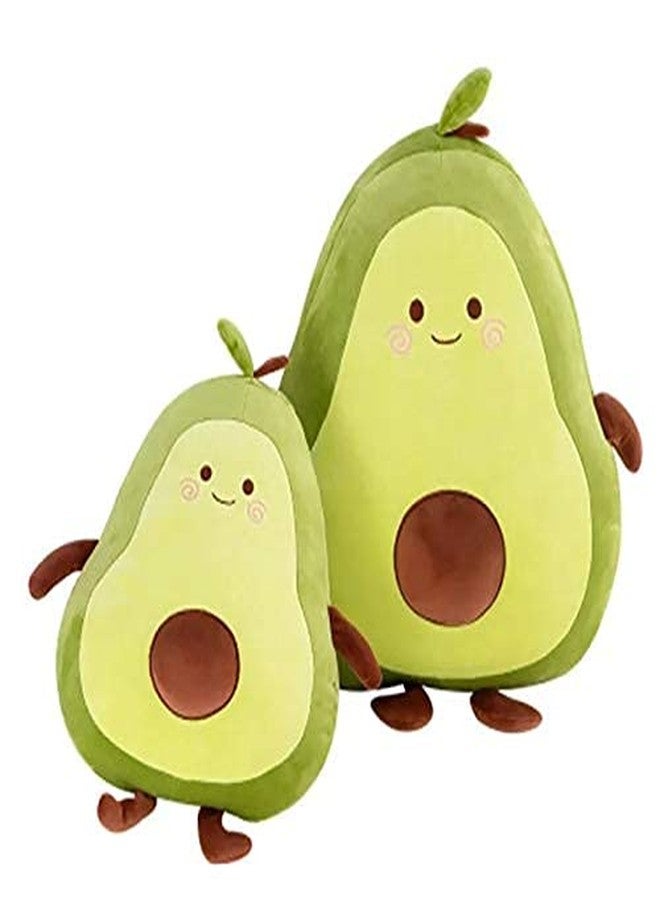 Fun4you Avocado Plush Soft Toy - Cute Stuffed Avocado Pillow, Hugging Plush Doll for Kids & Adults, Super Soft Cushion, Birthday Gift, Room Decor, Cartoon Plushie (Green, 40 cm) Multi Color - Image 2