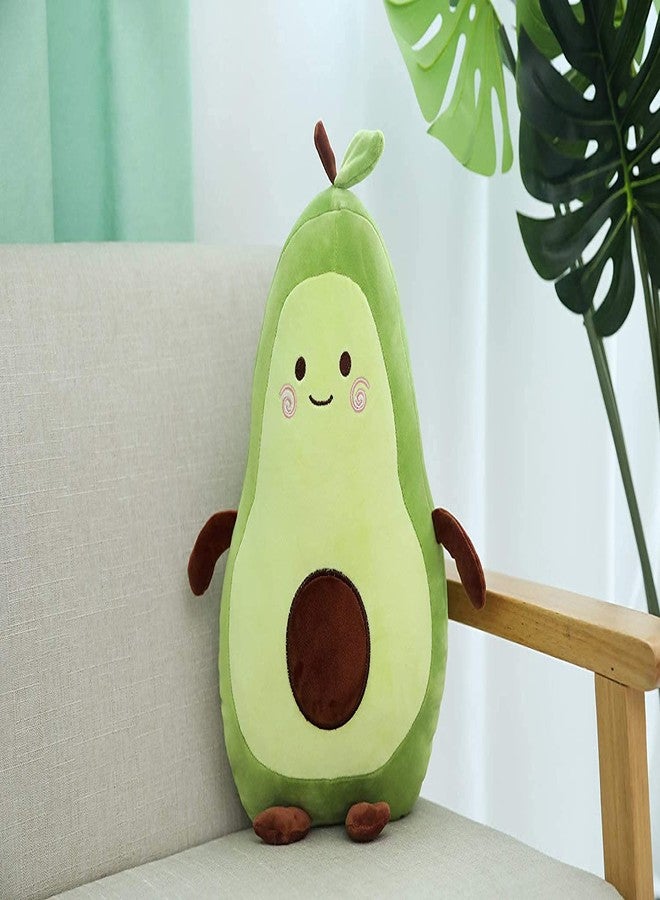 Fun4you Avocado Plush Soft Toy - Cute Stuffed Avocado Pillow, Hugging Plush Doll for Kids & Adults, Super Soft Cushion, Birthday Gift, Room Decor, Cartoon Plushie (Green, 40 cm) Multi Color - Image 3