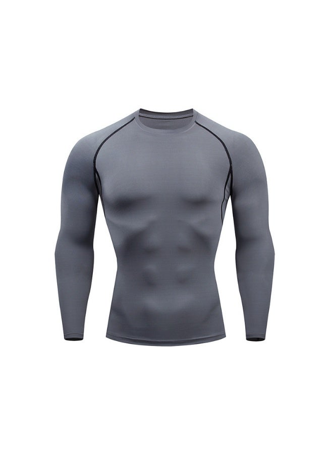 Men’s Compression Long Sleeve Shirt – Moisture-Wicking, Lightweight Gym & Workout Top for Running, Fitness, Training - Image 1