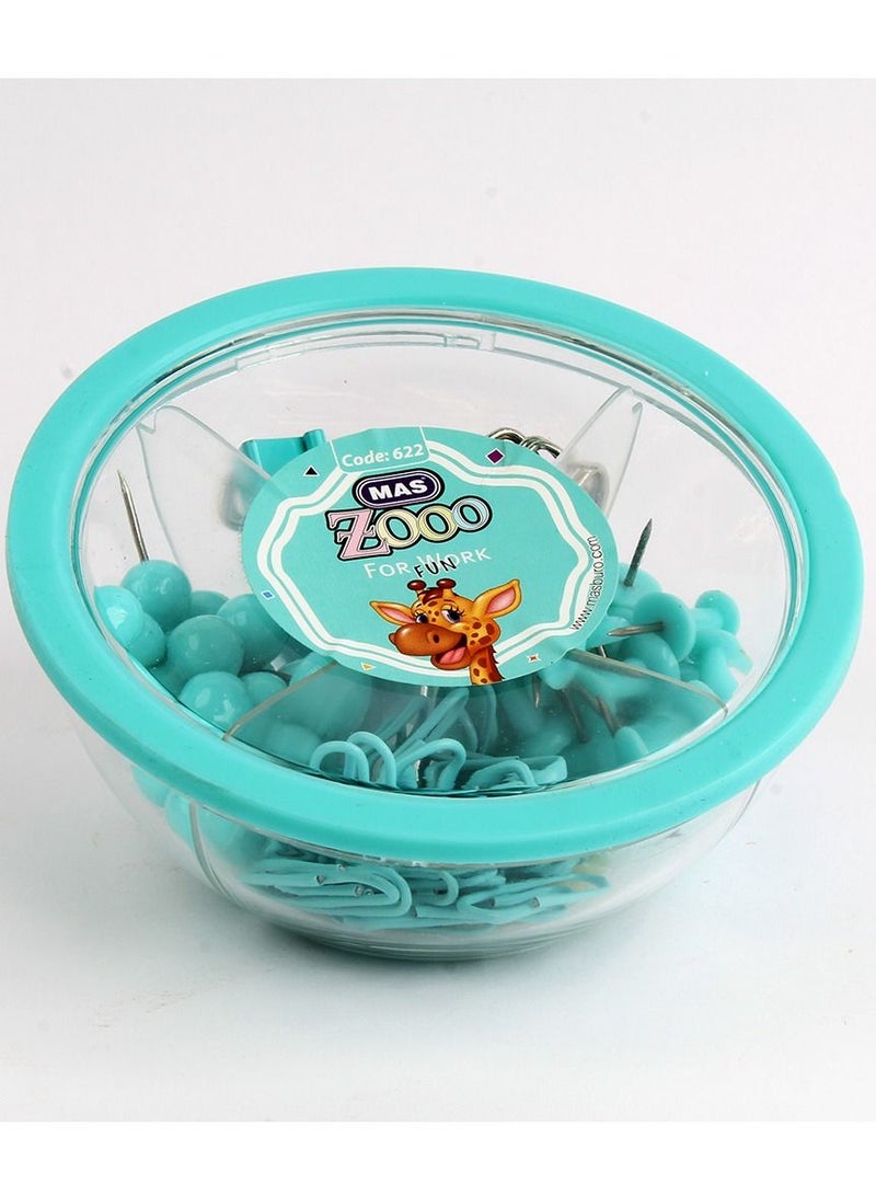 Mas Zoo Mixed Set Clear Box turquoise - Image 2