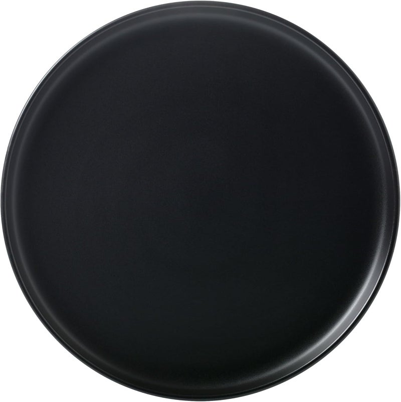 Lorren Home Trends Black Stoneware Dinnerware Set 16 Piece Service for 4 Microwave and Dishwasher Safe - Image 4