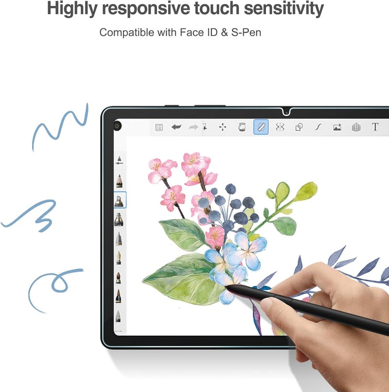 Procases 1+3 Pack Tempered Screen Protector For Galaxy Tab A9 Plus 11 Inch 2023 With Camera Lens Protector, Protective Glass Film Guard For 11" Tab A9+ 5G Sm-X210/X216/X218 - Image 3