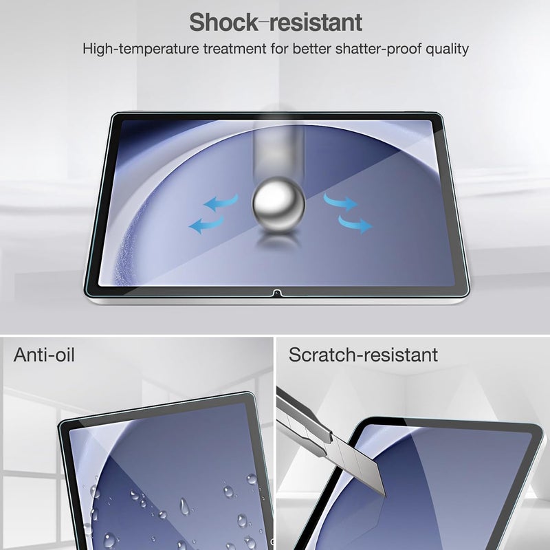 Procases 1+3 Pack Tempered Screen Protector For Galaxy Tab A9 Plus 11 Inch 2023 With Camera Lens Protector, Protective Glass Film Guard For 11" Tab A9+ 5G Sm-X210/X216/X218 - Image 5