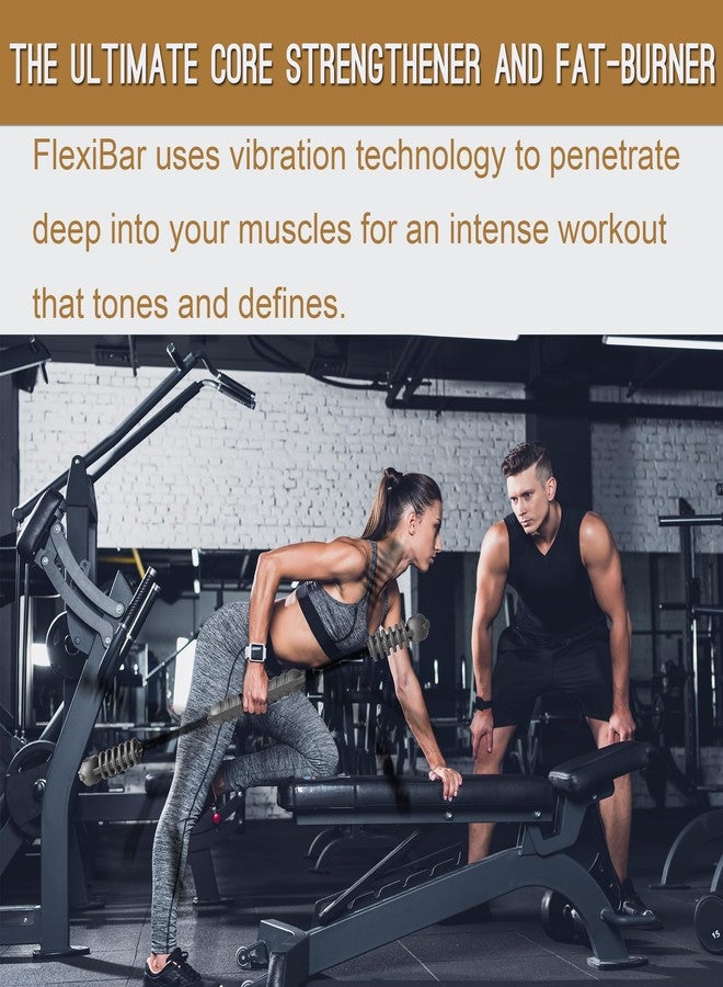 HOTSWEAT Elastic Fitness bar, Weight bar, Core Strength Training, Arm Twister, Home Gym Workout, Suitable for Men, Women Body Shaping and Fat Burning Training (red) - Image 2
