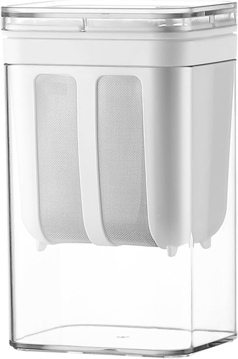 TROFFLLY Curd Maker and Greek Yogurt Maker 1100ml Fine Mesh Strainer for ThickGreek Yogurt Juice and More - Image 1