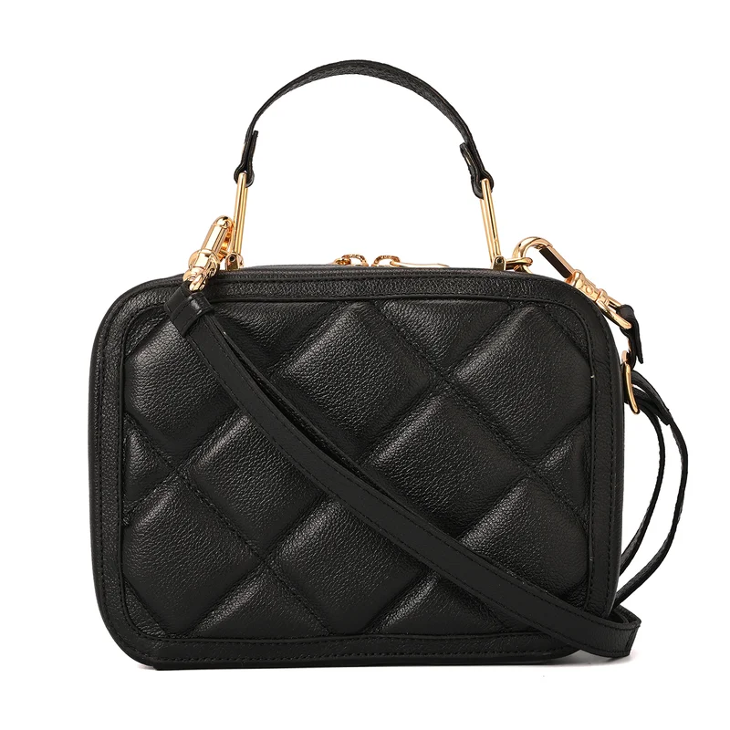 كارمن ستيفنز حقيبة مبطنة كلاسيكية سوداء