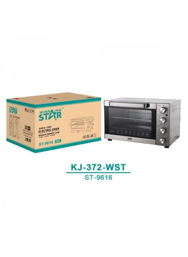 ويننج ستار - فرن بالكهرباء St-9616فضي - Image 1