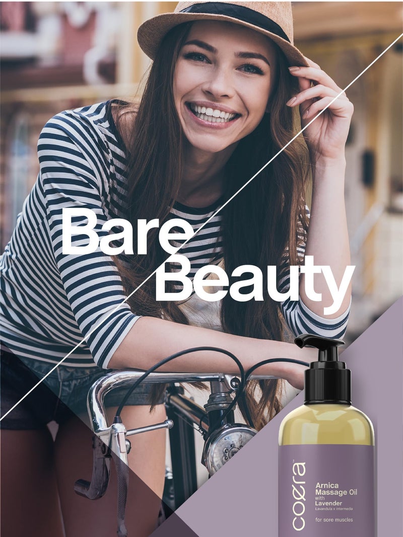 Coera Arnica Massage Oil | 8 fl oz | with Lavender, Sunflower, and Olive Oil | Great for Sore Muscles | Free of Parabens, SLS, & Fragrances - Image 5