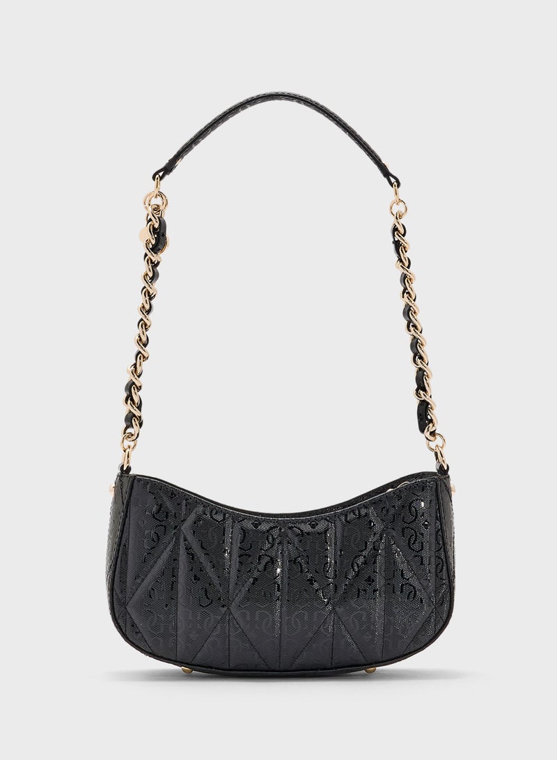 GUESS ALDINA TOP ZIP SHOULDER BAG  - Image 2