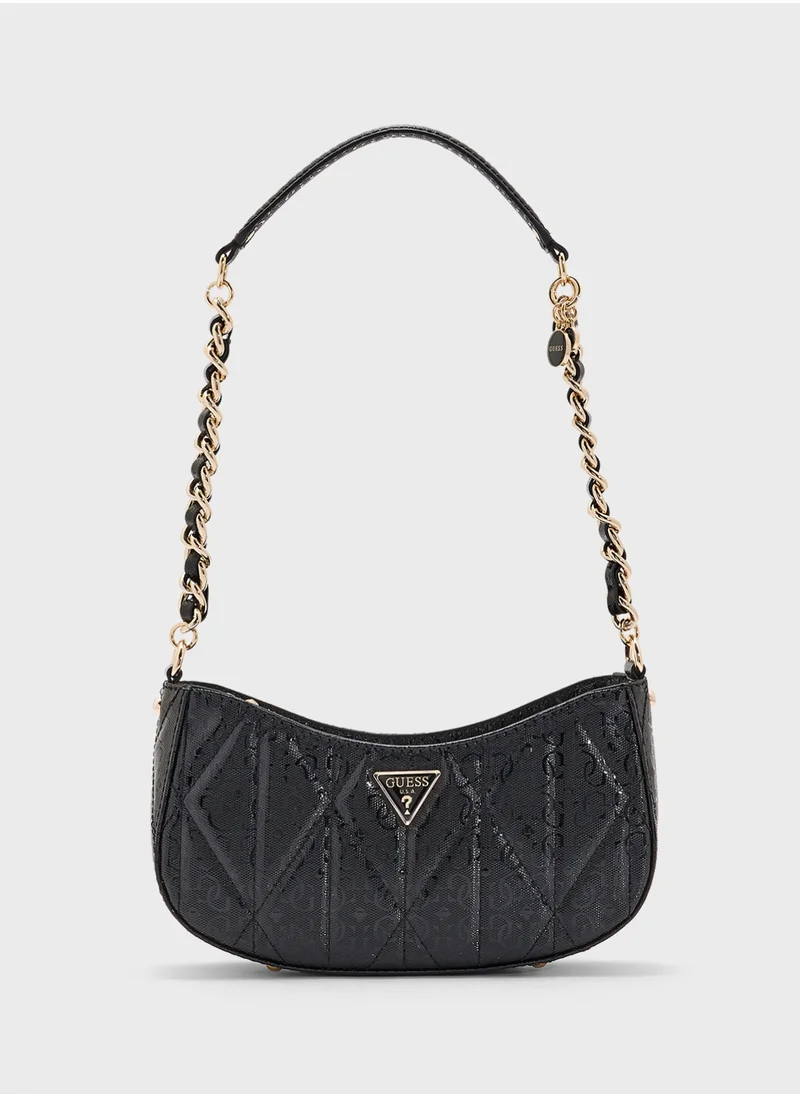 GUESS ALDINA TOP ZIP SHOULDER BAG