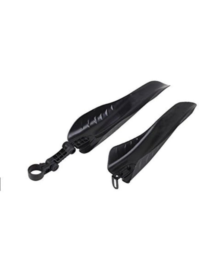 BlueSunshine BlueSunshine Adjustable Road Mountain Bike Bicycle Cycling Tire Front/Rear Mud Guards Mudguard Fenders Set (Black)  - Image 3