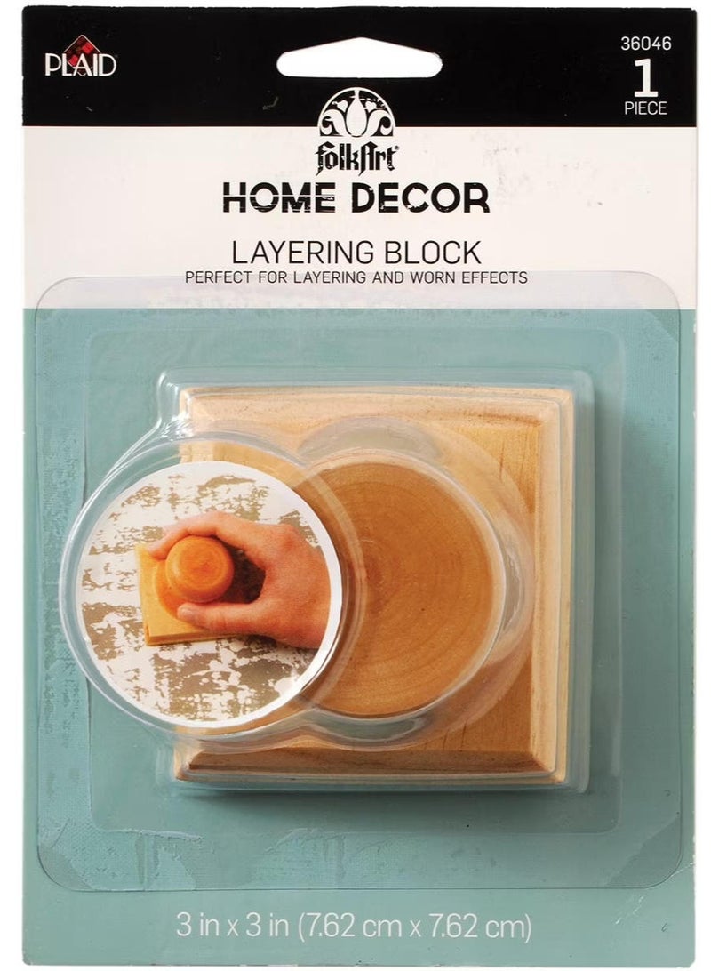 مكعبات ديكور منزلية من فولك آرت، 7.62 × 7.62 سم